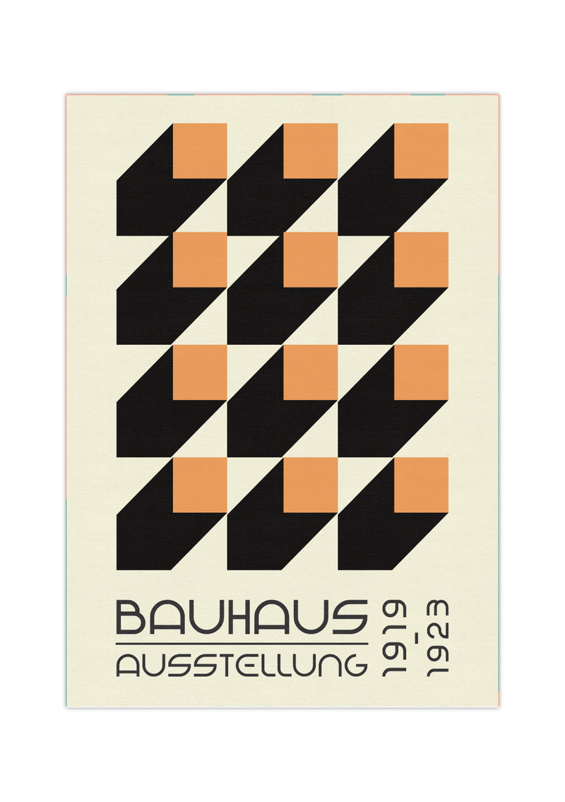 Fødested Tanke belastning Poster Bauhaus 1919 - 1923 | Quadrate – MrTKBooker