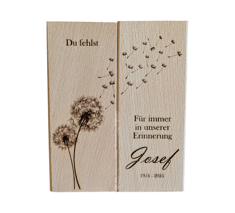 Trauerlicht als stilvolles Trauergeschenk aus Glas mit Gravur – Erinnerungskerze für Trost und Anteilnahme.