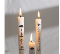 Weihnachten Rub-On Sticker für Keramik, Kerzen uvm. A4 Bastelmaterial deutsch