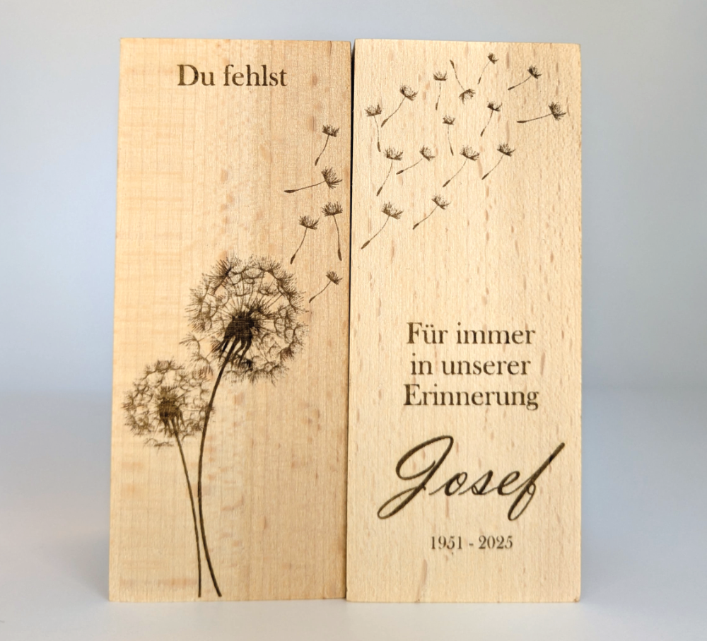Diese wunderschönen, personalisierbaren Holz-Kerzenhalter für Teelichter sind die perfekte Möglichkeit, um Erinnerungen an geliebte Menschen zu bewahren. 
