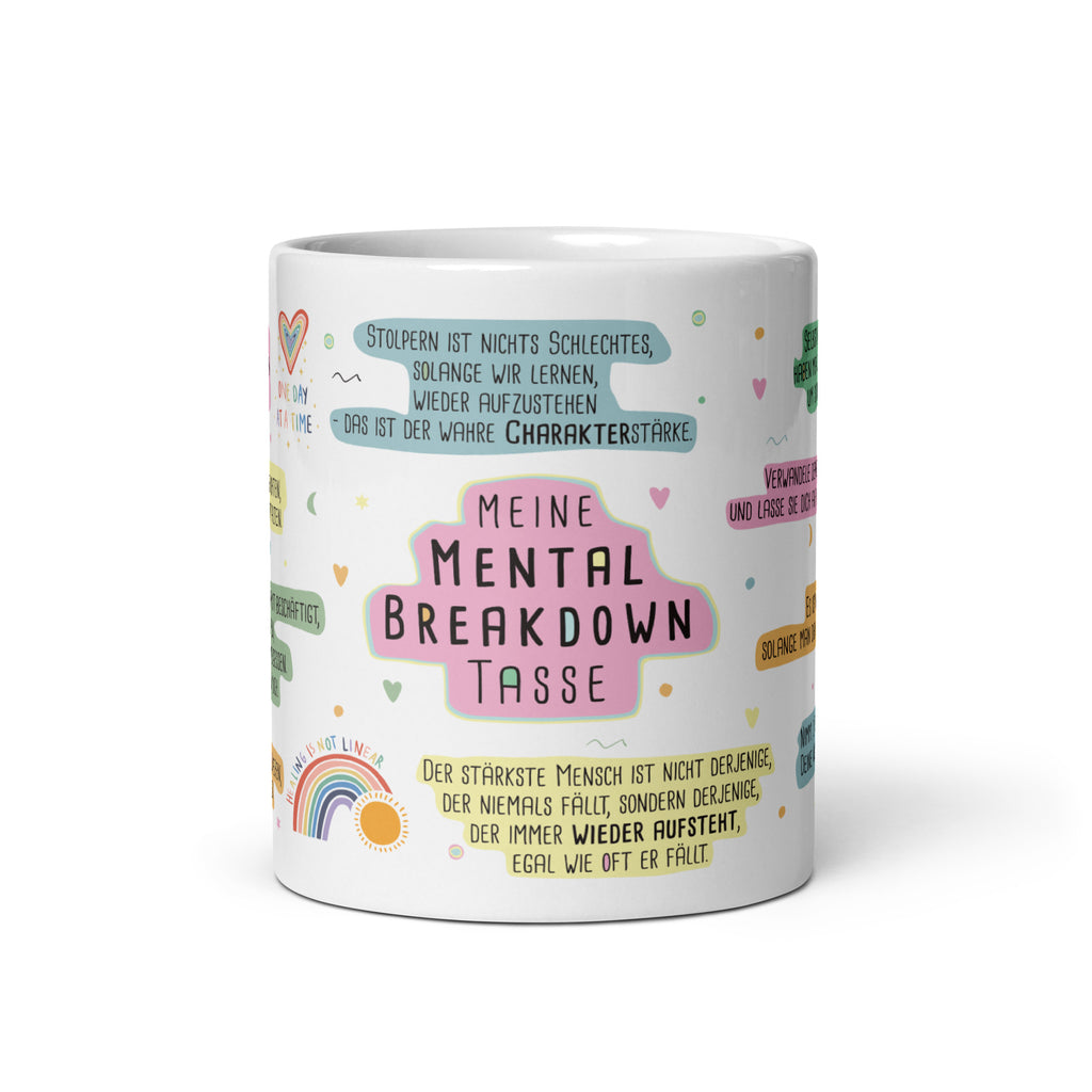 Diese motivierende Tasse hilft dir über deinen mentalen Breakdown hinüber. 