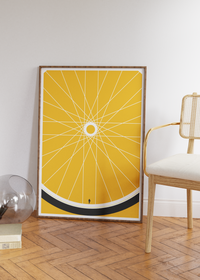 Poster Fahrrad | Bild Rennradfahrer