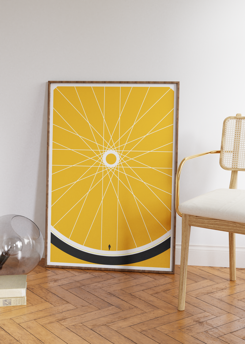Poster Fahrrad | Bild Rennradfahrer