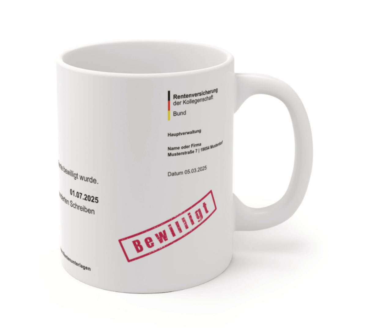 Die perfekte Tasse zum Renteneintritt. Überraschen Sie Ihre Kollegen, Freunde oder Familienmitglieder mit dieser einzigartigen und humorvollen Tasse zum Renteneintritt. 