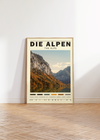 Tauchen Sie ein in die majestätische Schönheit der Alpen mit diesem atemberaubenden Poster.