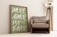 Poster More Amore Por Favor.