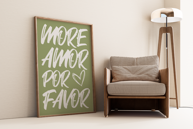 Poster More Amore Por Favor.