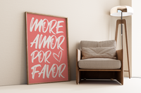 Poster More Amore Por Favor.