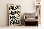 Poster More Amore Por Favor.