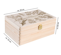Diese Saatgutbox mit Kräutersaat aus unbehandeltem Holz ist das perfekte Geschenk für alle Gärtner und Gartenfreunde. 