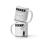 Diese Tasse mit der lustigen Definition des Wortes Malermeister mit abperlenden Schriftzug und Maler ist ideal für alle Malermeister.