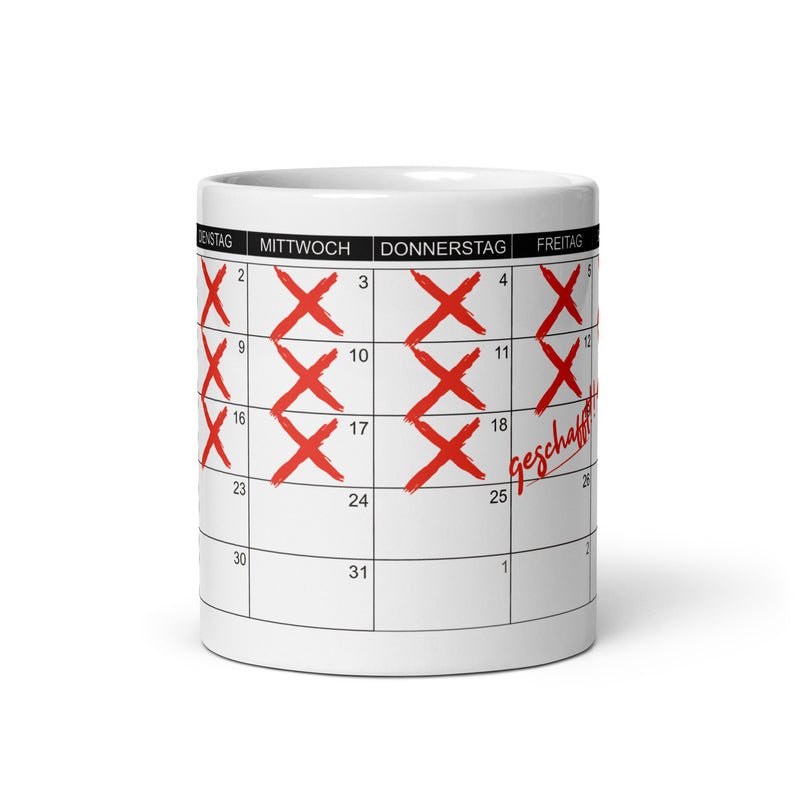 Diese Tasse ist das perfekte Geschenk zum Ruhestand/zur Rente oder Pension.