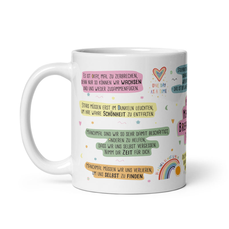 Diese motivierende Tasse hilft dir über deinen mentalen Breakdown hinüber. 