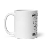 Diese lustige Lehrer Tasse mit Matheformeln darf in keinem Lehrerzimmer fehlen. Ideal als Geschenk für alle Mathelehrer.