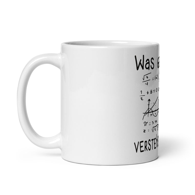 Diese lustige Lehrer Tasse mit Matheformeln darf in keinem Lehrerzimmer fehlen. Ideal als Geschenk für alle Mathelehrer.