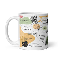 Die Tasse im floralen Design nutzt dir als täglicher Motivator. Auf der Kaffeetasse sind unterschiedliche Sprüche mit motivierenden und inspirierenden Sprüchen.