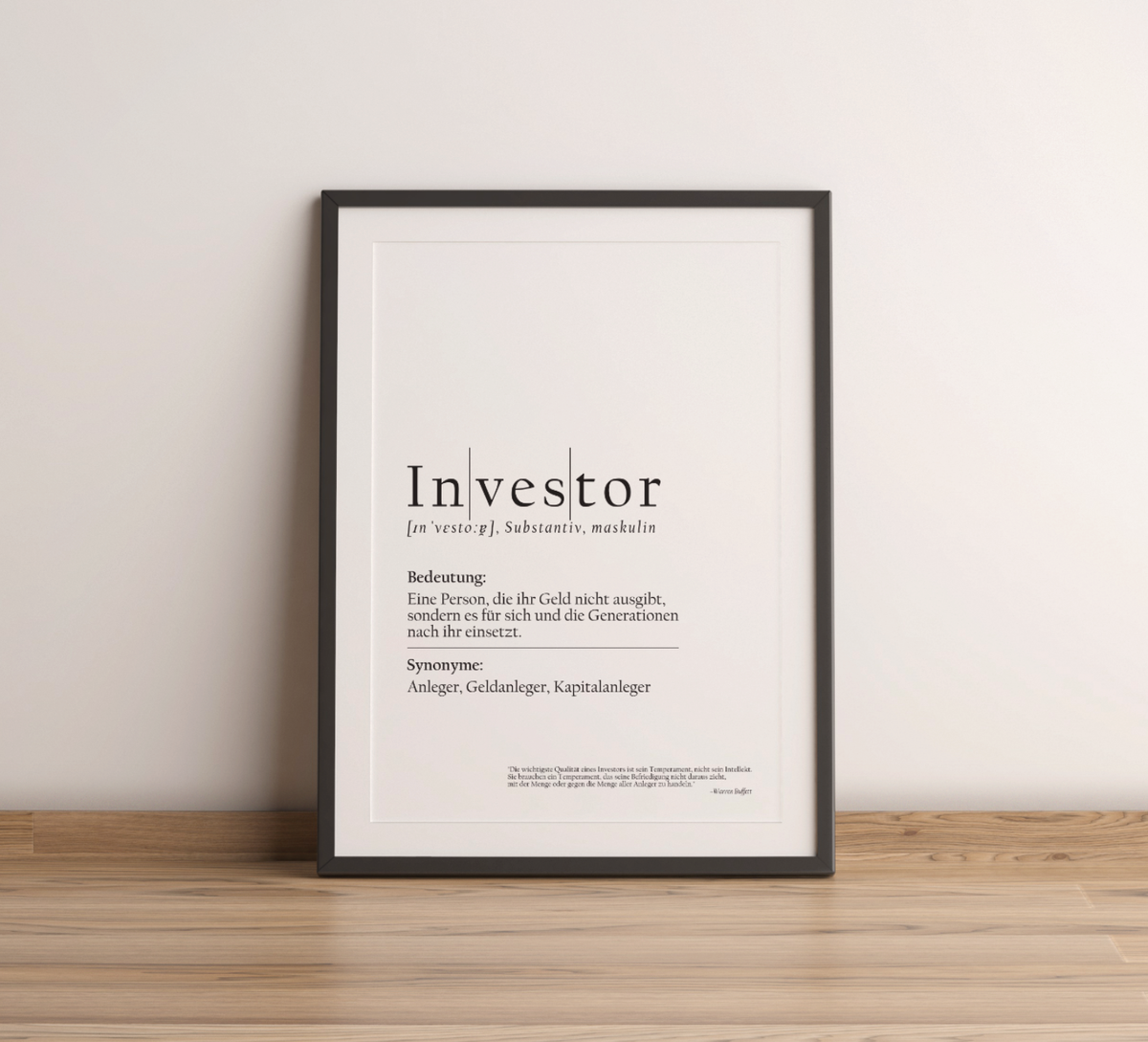 Brsen Poster Investor Definition | Aktien Bild mit Zitat MrTKBooker Brsen Poster Investor Definition | Aktien Bild mit Zitat MrTKBooker