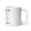 Diese lustige Lehrer Tasse mit Matheformeln darf in keinem Lehrerzimmer fehlen. Ideal als Geschenk für alle Mathelehrer.
