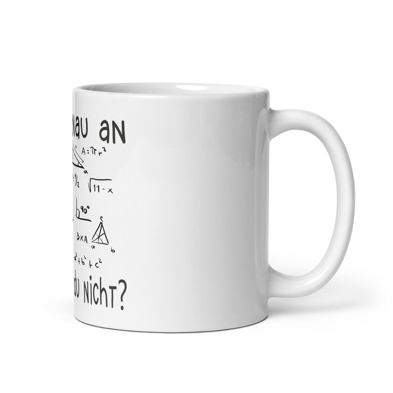 Diese lustige Lehrer Tasse mit Matheformeln darf in keinem Lehrerzimmer fehlen. Ideal als Geschenk für alle Mathelehrer.