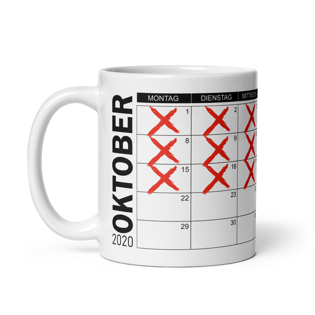 Diese Tasse ist das perfekte Geschenk zum Ruhestand/zur Rente oder Pension.