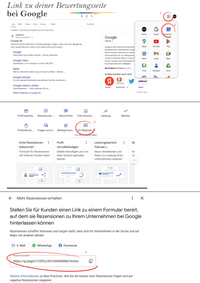 Google Bewertung QR-Code Aufsteller | Bewertungskarte personalisierbar Acryl transparent