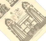 Das Poster einer Sternwarte ist eine Vintage Lithographie aus Meyers Koversations-Lexikon aus dem Jahr 1890.