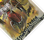 Bei dem Poster handelt es sich um den Nachdruck einer Werbung für Matador Fahrräder Rotterdam