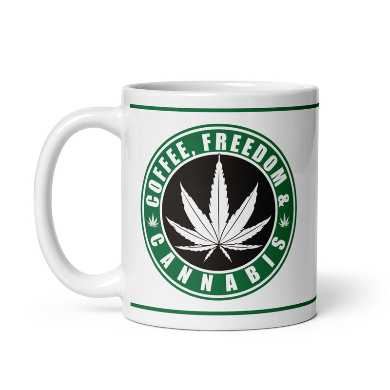 Tasse Coffee, Freedom & Cannabis 0,3L