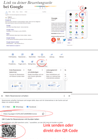 QR-Code Aufsteller – für Google Bewertungen, Instagram Follows & digitale Menükarten – personalisierbar
