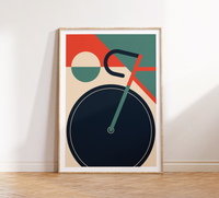 Bauhaus Poster – Mid Century Modern 🚲✨ Minimalistisches Fahrrad Poster im Bauhaus-Stil, erhältlich in verschiedenen Farben. Fineart Druck auf 200 g/m² Premium-Papier – stilvolle Wall Art!