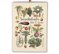 Dieser Kalender zeigt dir verschiedene saisonale und regionale Obst, Gemüse, Salat und Obst Sorten und wann diese verfügbar sind.
