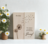 Trauerlicht als stilvolles Trauergeschenk aus Glas mit Gravur – Erinnerungskerze für Trost und Anteilnahme.