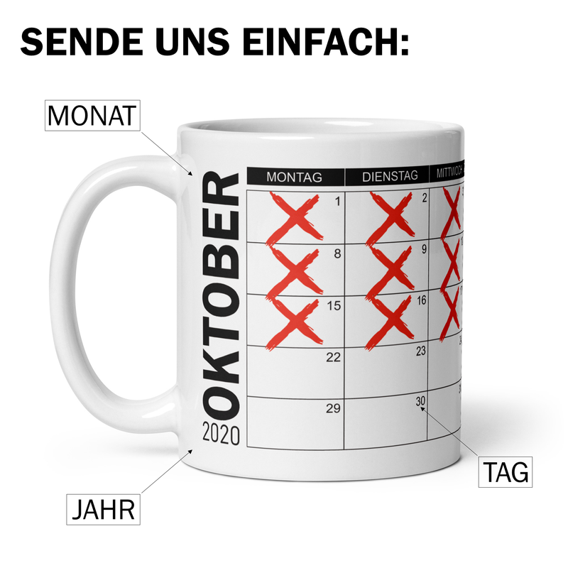 Diese Tasse ist das perfekte Geschenk zum Ruhestand/zur Rente oder Pension.