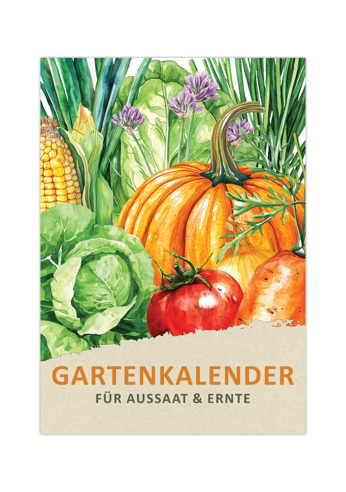 Kalender Garten für Aussaat und Ernte | Saisonkalender Gemüse