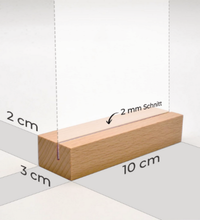 Google Bewertung QR-Code Aufsteller | Bewertungskarte Schild Acryl milchig 15x10 cm