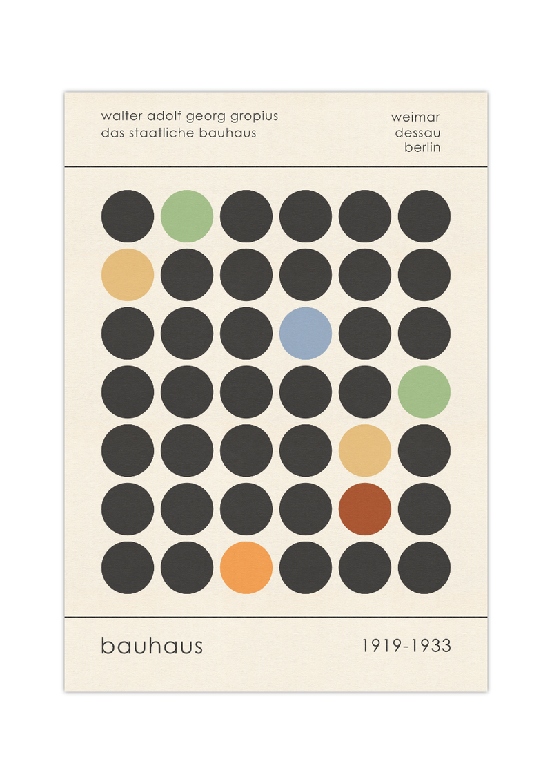 Poster Bauhaus 1919 -1933 | Kreise