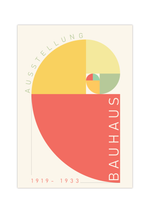 Poster Bauhaus | Fibonacci Goldener Schnitt