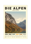 Tauchen Sie ein in die majestätische Schönheit der Alpen mit diesem atemberaubenden Poster.