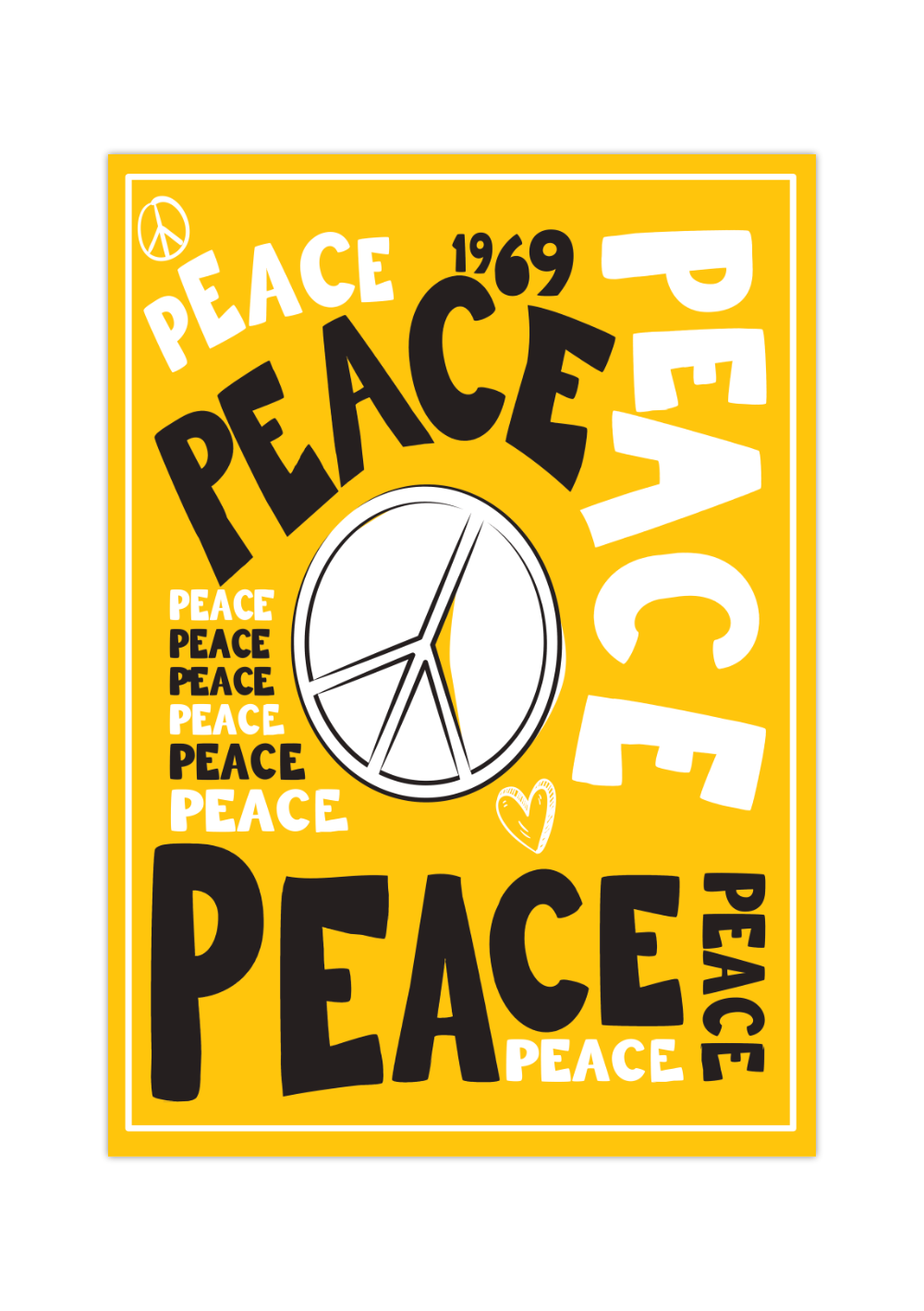 Dieses Poster gibt das besondere feeling der 60er und 70er Jahre wieder. 