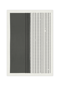 Dieses Poster zeigt dir eine moderne, geometrische Darstellung in grau. 