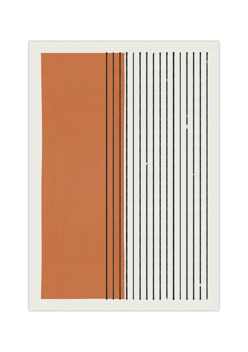 Dieses Poster zeigt dir eine moderne, geometrische Darstellung in grau. 