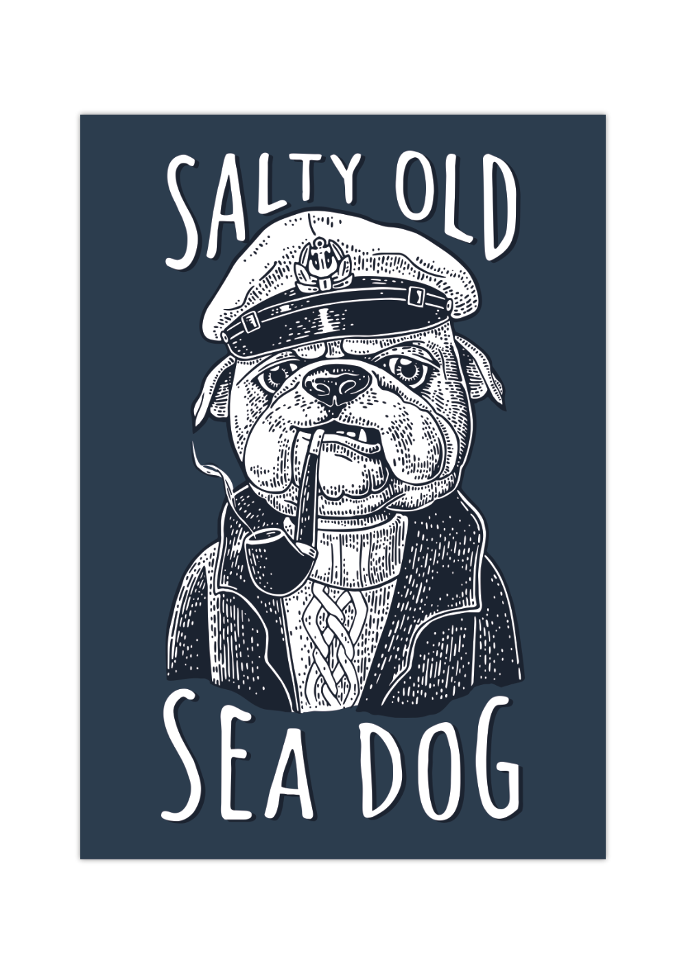 Hol dir dieses witzige, maritime Poster eines echten Seehunds. Die ideale Wanddeko für alle Nordlichter. 