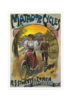 Bei dem Poster handelt es sich um den Nachdruck einer Werbung für Matador Fahrräder Rotterdam