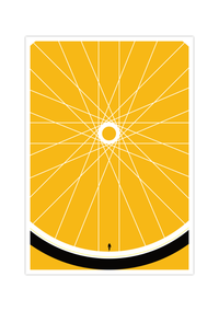 Poster Fahrrad | Bild Rennradfahrer