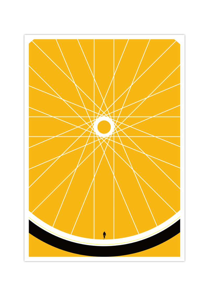 Poster Fahrrad | Bild Rennradfahrer