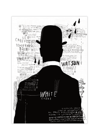 Cooles Graffiti Poster. Hol dir dieses Street Art/ Urban Art Bild in Schwarz/Weiß.
