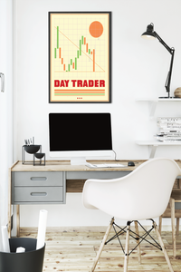 Schönes Poster für alle Day Trader, Aktionäre, Banker, und Wertpapierhändler. Dieses Bild ist das ideale Geschenk für Börsianer. 
