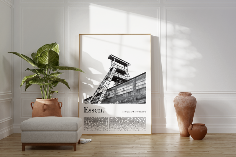 Poster Essen Stadt | Zeche Zollverein