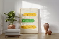Diese Poster Zeigt dir den Spruch "Sei Frech, Wild und Wunderbar!". 