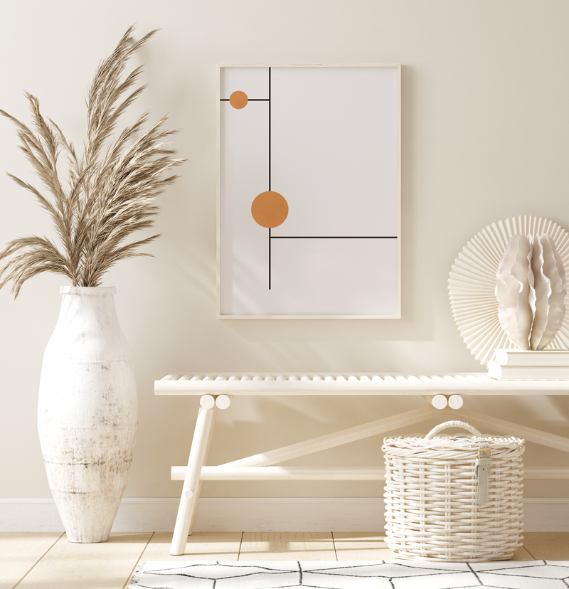 Minimalistische Poster, geometrische Formen Kreis